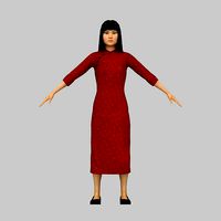 Cheongsam Woman 02
