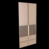 Fluted Wardrobe Shutter - Series 50 - B