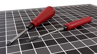 Flathead Screwdriver and Phillips Screwdriver