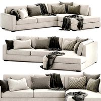 Davin Fabric Sofa with chaise