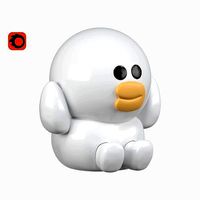 Ceramic figurine Duckling