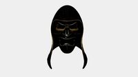 Assassin Mask A03 Black Gold - Character Design Fashion