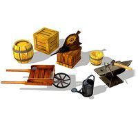 Village Props Lowpoly