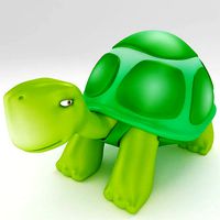 Tortoise cartoon 3d model