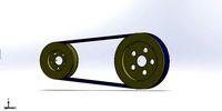 BELT AND PULLEY  SOLIDWORKS
