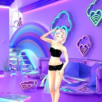 Vroid texture body Shining stars