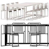Table Dna teak by Gandia Blasco and Grill Chair by Diabla