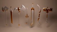 Medium-Poly Meel Weapons