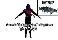 Green Goblin T-Pose Spider Man No Way Home