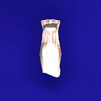 Metallic Skirt and Translucent Glass Top