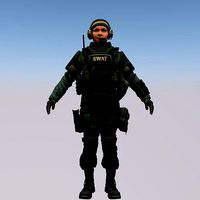 Agent from the game CSGO First Lieutenant Farlow SWAT