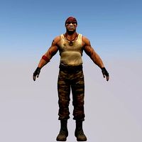 Agent from the game CSGO Overgrown Arno Partisans