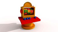 gambling slot machine 3D model
