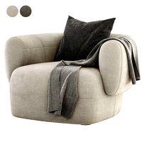 ARP armchair by Poltrona Linteloo fabric mtl