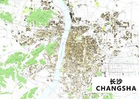 ChangSha City urban planning maquett  building terrain