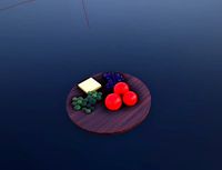 Basic Fruit and Cheese Plate