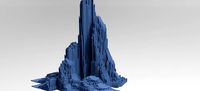 Halo Forerunner Inspired Mountain Rocks 4