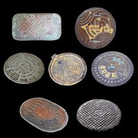 Korean style 7 manhole set