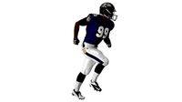 Baltimore Ravens American Football Player Rigged Fur