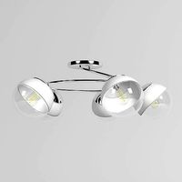 Ceiling chandelier with shades Chromium