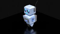 Lowpoly Supporter Robot