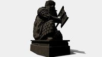 Dwarf guardian statue of Erebor