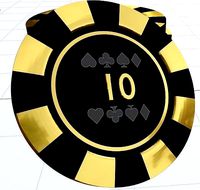 gold gambling chips
