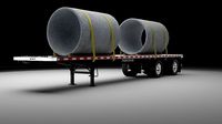 Flatbed Trailer Fontaine
