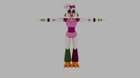 Glamrock Chica-FNAF Security Breach