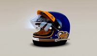 Ronnie Peterson Lotus Helmet 70s