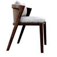 Malta Teak Side Chair 3d model