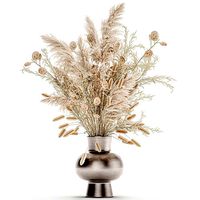 Luxury bouquet of reeds pampas grass and dried flowers 234