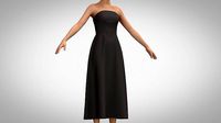 Strapless Dress
