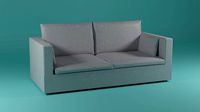White textured couch