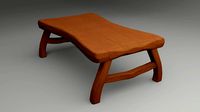 Wooden table from a tavern