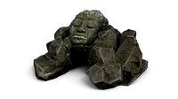 Rock Buddha 1007 - Grey Jagged Stone