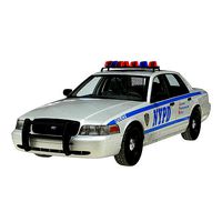 Ford Crown Victoria Police Car NYPD Simple Interior