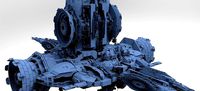 Sci-Fi Droid Prowler Ship Base 14