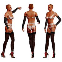 Layla Sexy Z Tool and ar-vr game ready character