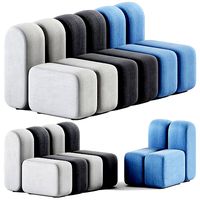 Modul Sofa and Armchair Bob by Bla Station