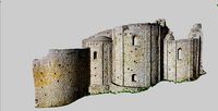 Monastery Ruins Wall Photoscan PBR