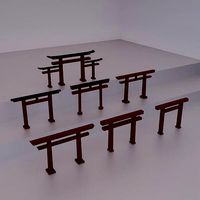 Torii gates