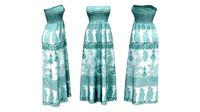 Strapless Bandeau Maxi Dress