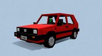 Volkswagen Golf Mk2 - Minecraft Car