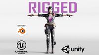 LANA LUCKY DRAW - 3D RIGGED MODEL