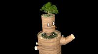 wooden man