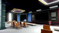 Exhibition Gallery Scenario Baked VR AR Ready
