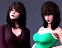 Angela Cartoon Girl Outfit 2