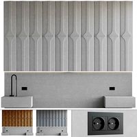 Decorative wall panel 006