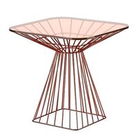 Tern Coffee Table With Glass And Metal